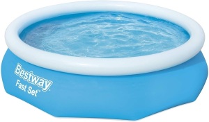 Bestway Round Kids Inflatable Paddling Pool, Fast Set, 10 ft. Appears New