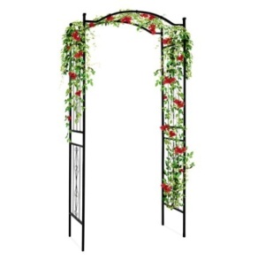 Steel Garden Arch Arbor Trellis, 92in