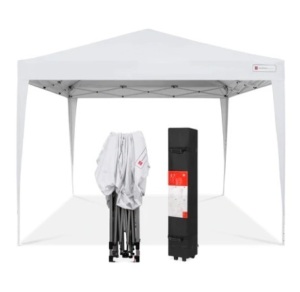 Outdoor Portable Pop Up Canopy Tent, 10x10ft, Color Unknown