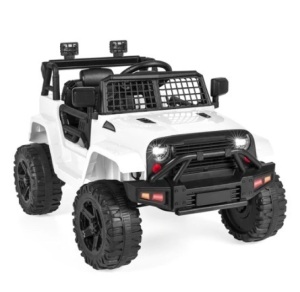 12V Kids Ride-On Truck, White