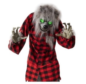 Howling Hudson Standing Animatronic Werewolf, 5ft