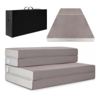 Twin Folding Portable Mattress Topper,&nbsp;4in