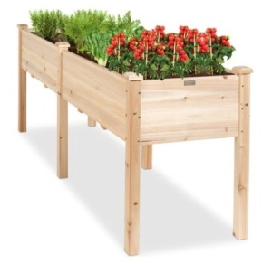 Raised Garden Bed, 72x24x30in