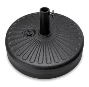 Plastic Patio Umbrella Base, Black