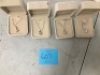 Lot of (4) Silver Heart Pendant Necklaces