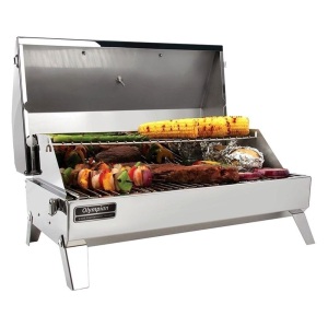Camco 57245 - Olympian 6500 Portable Gas Grill with Low Pressure Valve. Appears New. $329 Retail Value!