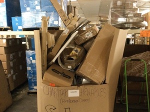 Pallet of Salvage Items. Will Contain Broken and Incomplete Items for Parts or Repair