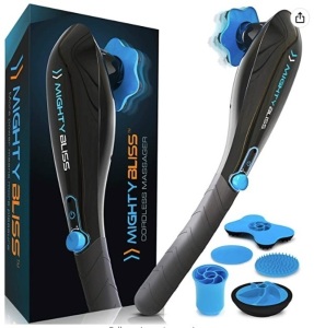 Mighty Bliss Deep Tissue Back and Body Massager, Powers Up, E-Commerce Return