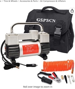 Gspscn Silver Tire Inflator, E-Commerce Return