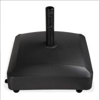Fillable Mobile Umbrella Base Stand w/ 4 Wheels, 2 Locks, 123lb Capacity&nbsp;