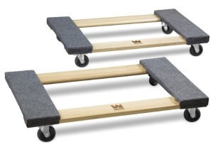 WEN 721830, Hardwood Movers Dolly (2-Pack)