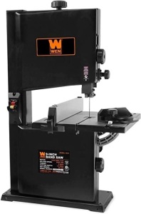WEN 3959T 2.5-Amp 9-Inch Benchtop Band Saw, Unknown if Complete. 