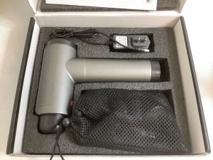 HeaDot Massage Gun, Powers Up, Appears New