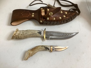  Deer Turkey Antler Carbon Knife, E-Commerce Return