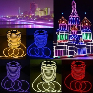 5-30M SMD2835 120led/m Neon Light Rope Glow Wire String Strip Flexible Tube , Unknown Color