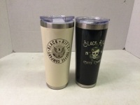 Lot of (2) Black Coffe Company Insulated Cup, Lid Broken, Ecommerce Return