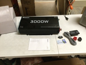 Renogy 3000W Inverter. Untested and Unknown Condition