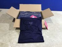 Case of (6) Short Sleeve V-Neck Side Shirred Maternity T-Shirt, Medium