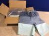 Case of (6)&nbsp;Men's 7" Colorblock Swim Trunks, XS&nbsp;