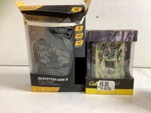 Lot of (2) Trail Cameras, Untested, E-Commerce Return