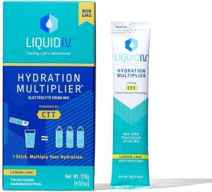 Liquid I.V. Hydration Multiplier, Electrolyte Powder, Easy Open Packets, Supplement Drink Mix (Lemon Lime, 96 Count). NEW. $124 Retail Value