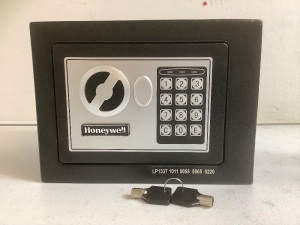 Compact Steel Security Safe, Appears New