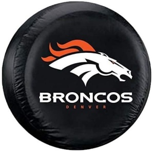 Denver Broncos Universal Fit Tire Cover that fits tires that are 27"-29" in diameter, and up to 10" in thread width. NEW