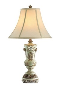 28.5″H VINTAGE ROSE TABLE LAMP