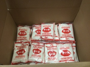 Lot of (35) One-Pound Bags of Aji No Moto Ajinomoto Monosodium Glutamate Umami Seasoning.