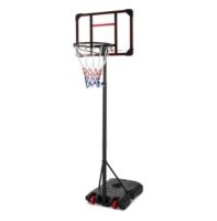 Kids Height-Adjustable Basketball Hoop, Clear