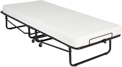 Best Choice Products XL Twin Folding Rollaway Guest Bed With Memory Foam Mattress