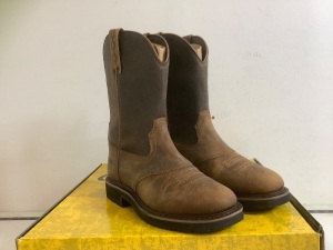 Pinedale Western Work Boots, Size 8.5, E-Commerce Return