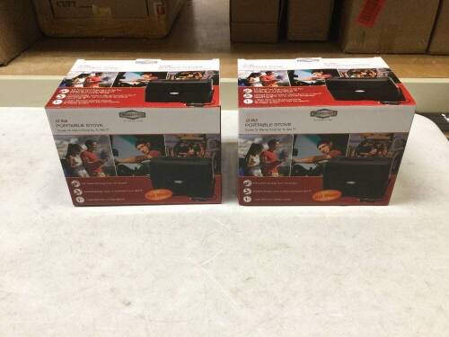 Lot of (2) New&nbsp;RoadPro&nbsp;12-Volt Portable Stoves