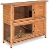 2 Story Outdoor Wooden Pet Rabbit Cage