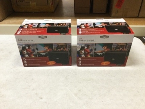 Lot of (2) New&nbsp;RoadPro&nbsp;12-Volt Portable Stoves