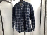 Red Head Men's Lined Flannel, Large, Appears New