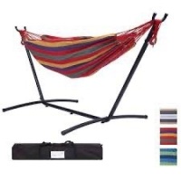 2-Person Brazilian-Style Double Hammock w/ Portable Carrying Bag
