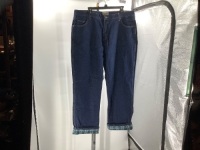 Red Head Men's Flannel Lined Jeans, 40x34, Appears New