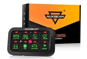 Auxbeam 8 Gang Switch Panel System, Untested, E-Commerce Return