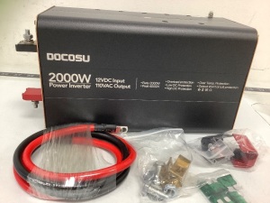 Docosu 2000W Power Inverter, Untested, E-Commerce Return