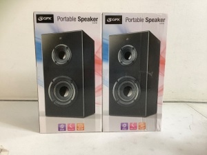 GPX Portable Speaker, Lot Of 2, Appears New