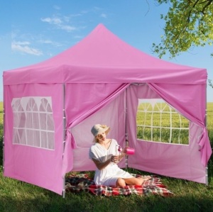 10' x 10' Pink Pop-up Outdoor Canopy