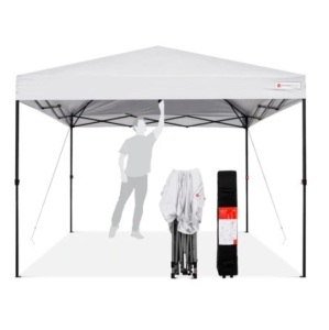 Instant Pop Up Canopy, 10x10ft, White