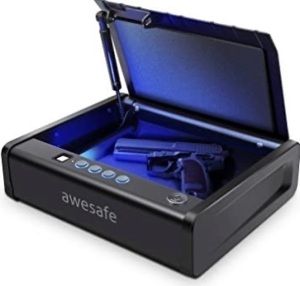 Biometric Pistol Safe, Appears New, Retail $129.00, Sold As-Is