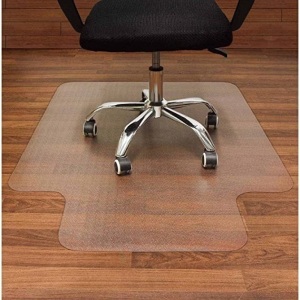 Case of Office Chair Mat for Hardwood Floors, 36 X 48 in, Heavy Duty Floor Mats for Computer Desk, Easy Glide for Chairs
