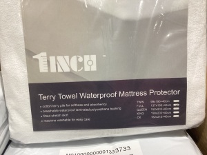 Lot of (10) 1Inch Terry Towel Waterproof Mattress Protector King Size 