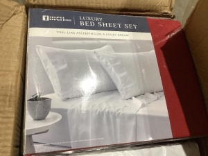 Lot of (10) 1Inch Home Luxury Bed Sheet Sets