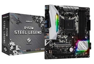 ASRock B450M STEEL LEGEND Motherboard, Appears New