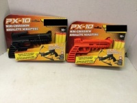 Lot of (2) PX-10 Mini Crossbow Toy, Appears New