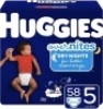Lot of (2)&nbsp;Huggies Overnites Nighttime Diapers, Size 5, 58 Ct - New&nbsp;